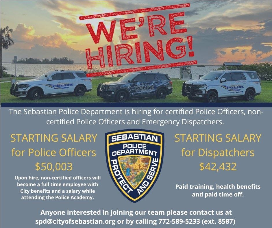Hiring Police Officers and Dispatcher